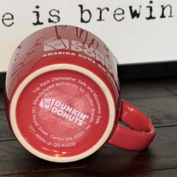 DUNKIN’ DONUTS Coffee Co. 2014 Coffee Tea Cup Mug - Picture 4 of 6